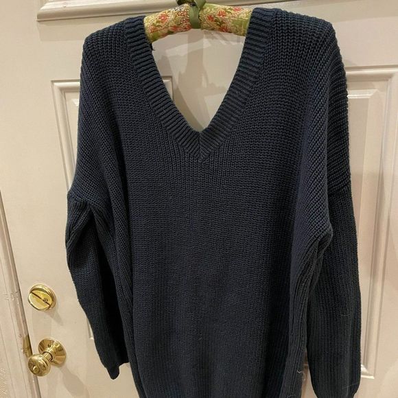 Miracle Women's Dark Green Long Sleeve Oversized Sweater Top Size M/L NWOT - Picture 4 of 12